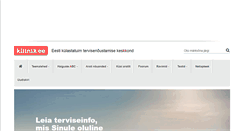 Desktop Screenshot of kliinik.ee
